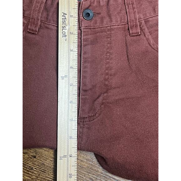 Brixton Mens Jeans Pinecone Brown Rust 34X30 Straight Leg Denim Pants - Picture 10 of 12